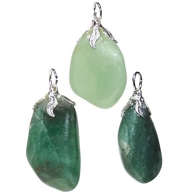 Gemstone Pendant Green Aventurine --±1.5-3cm Order Online Top Quality