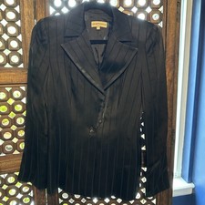 Emporio Armani Vintage Women s Striped Suit Jacket Size 6