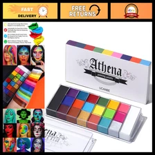 Professional Face & Body Paint Palette - Non-Toxic Halloween Makeup Kit for Kids