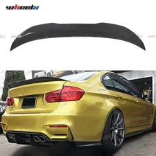 FOR BMW F30 F80 M3 320I 328I 330I CARBON FIBER PSM STYLE TRUNK SPOILER WING LIP