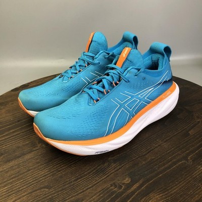 ASICS GEL-Nimbus 25 Shoes Mens Size 11.5 Blue Mesh Running Sneakers 1011B547