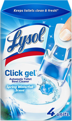 Lysol Click Gel Automatic Toilet Bowl Cleaner, Gel Toilet Bowl Cleaner, for Clea