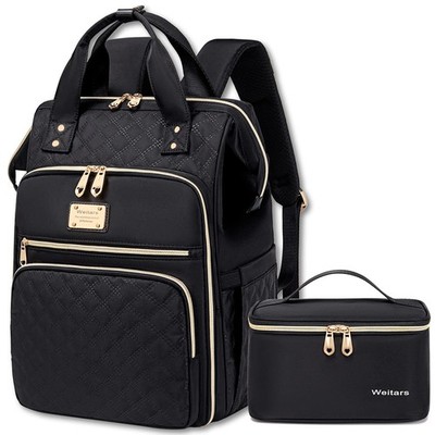 Lunch Backpack For Women,15.6 Inch Laptop Backpacks For Womens Back pack, Tra...