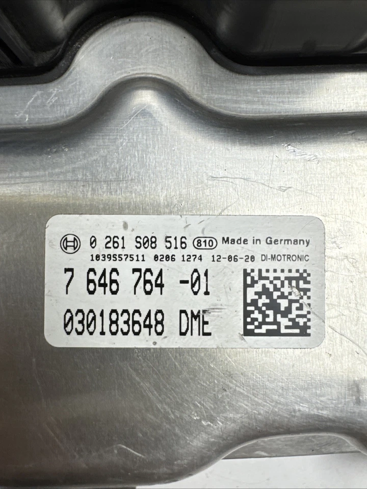 BMW X3 2013 2014 motor ECM módulo de control 2,0 L OEM 7 646 764 7646764 OEM 13 14 Foto 2 de 4