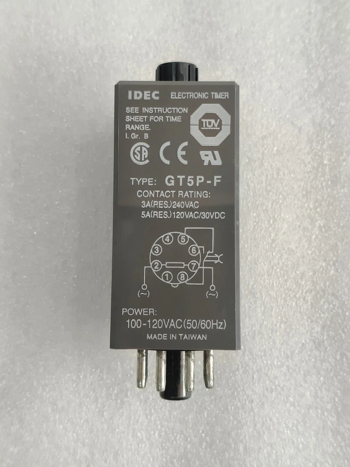 IDEC ELECTRONIC TIMER TIMING VOLTAGE 100-120VAC FREE FAST SHIPPING - Image 2 of 4