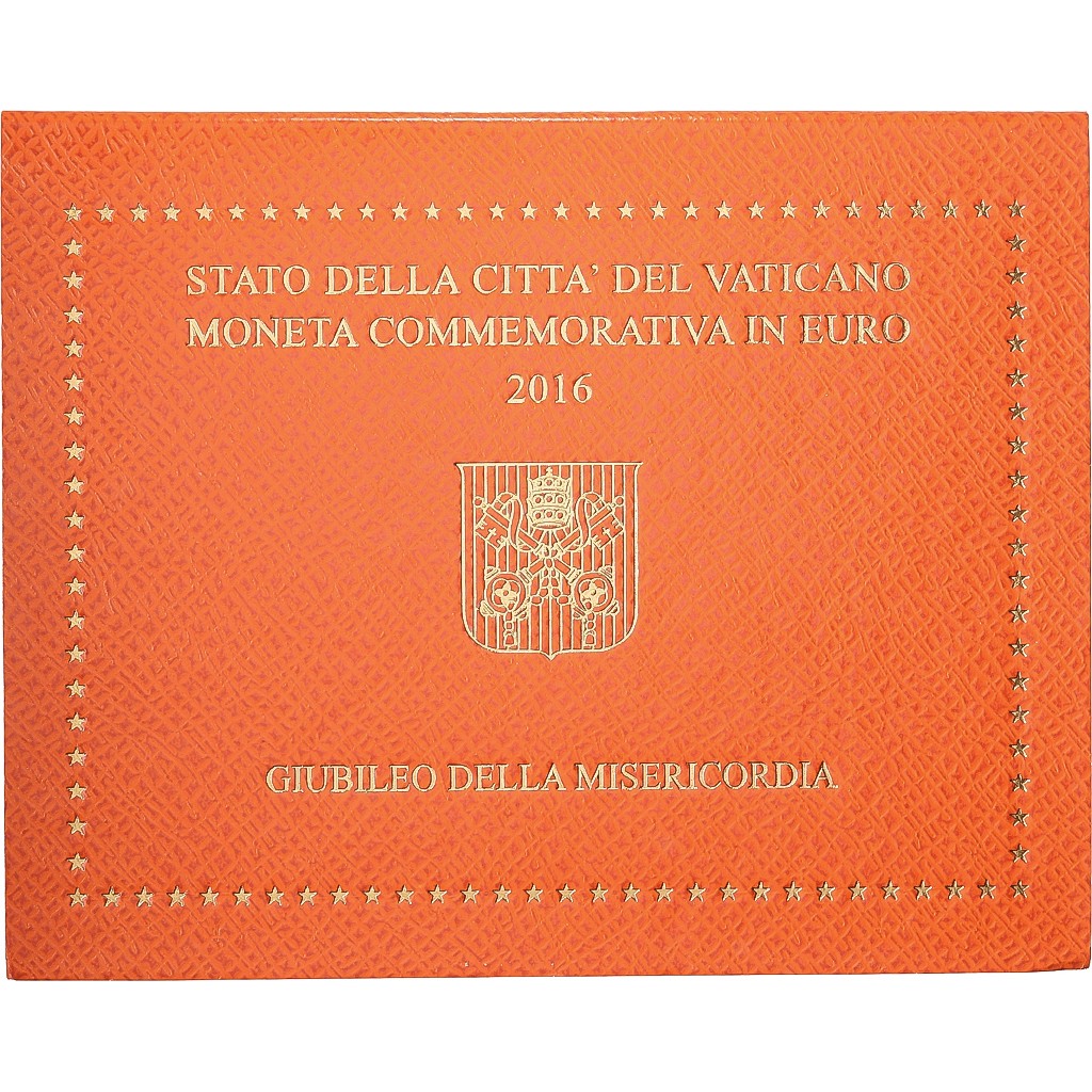 Vatican, Pape Benoît XVI, 2 Euro, Jubilé de la Miséricorde, BU, 2016