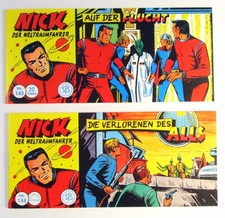 Nick der Weltraumfahrer 2 Piccolos # 143, 144 Hethke Verlag ab 1997 Zustand 0-1