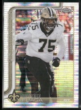 2025 Topps Chrome #219 Taliese Fuaga Pulsar Refractor
