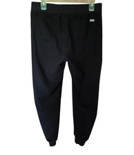 FIGS Technical Collection Scrub Pants Black Size M Polyester Rayon Spandex