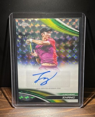 2025 Topps Chrome Juncheng Shang Geometric Refractor Auto Autograph #CA-JSG