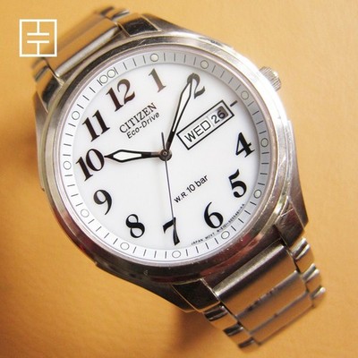 CITIZEN Eco-Drive E101 Antimagnetic S.S Men s Solar Watch