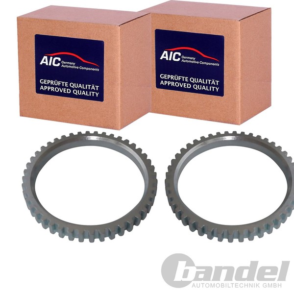 2X AIC ABS-SENSORRINGE Vorne Beidseitig Passend FÜR Hyundai Accent Lantra KIA-image
