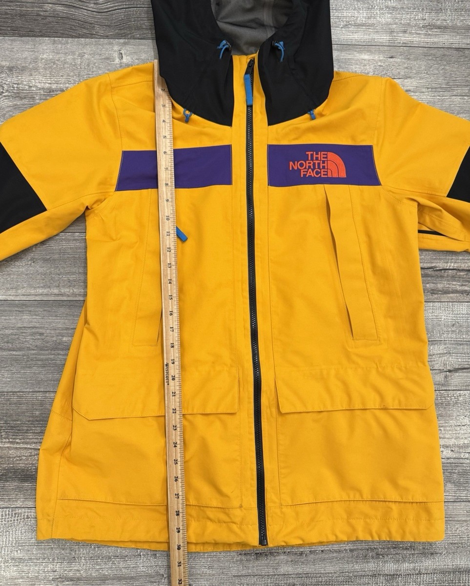 The North Face Team Kit Jacket Womens Size XL Yellow Snow Ski Rain