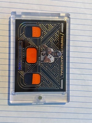 2022 Panini Obsidian Trifecta Material Russell Wilson #TFM-RWI 10/75