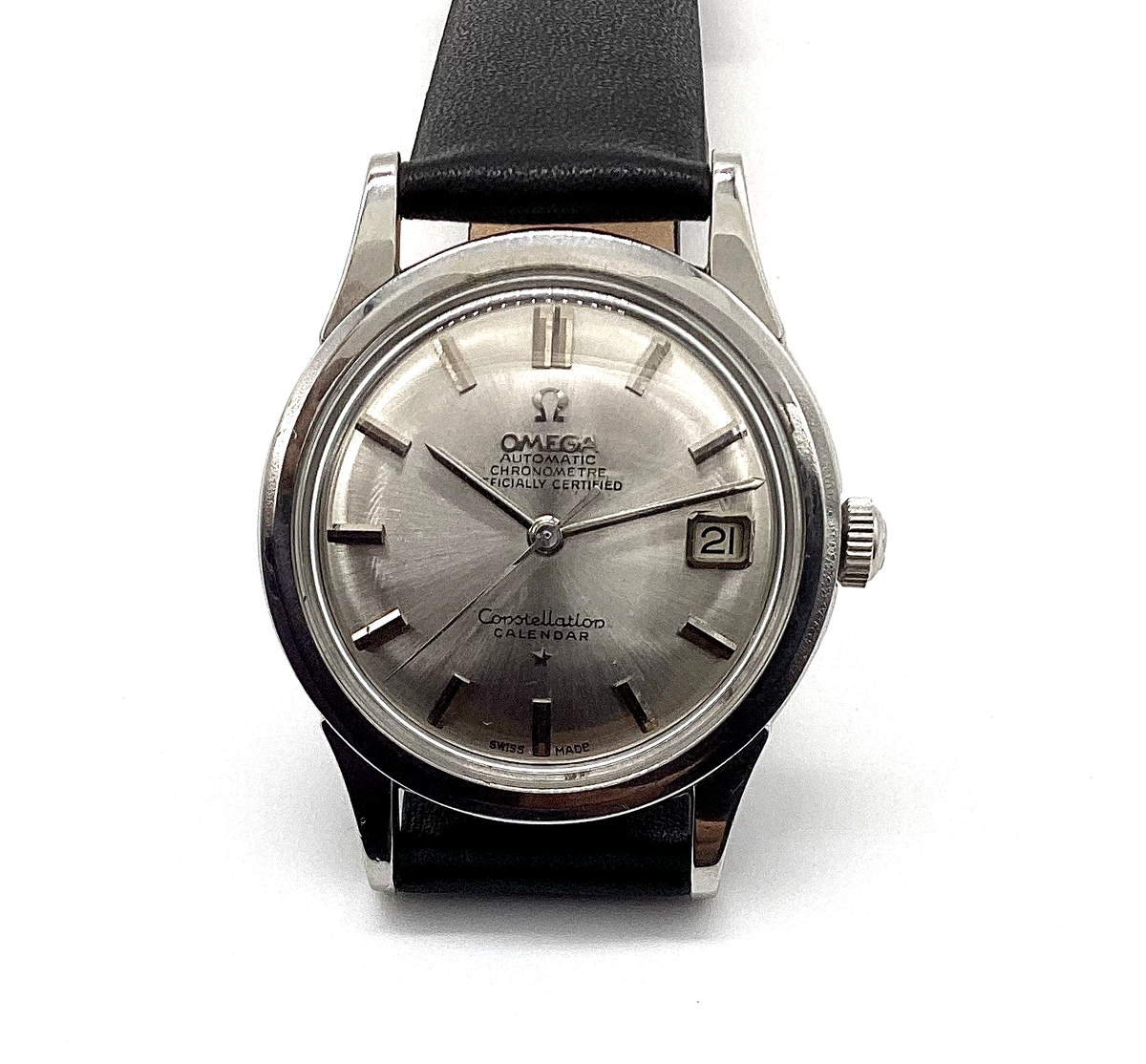 Vintage 1958 Omega Constellation Calendar Automatic Serviced Men's