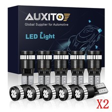 10pcs T10 w5w 194 Red LED Sidelight Bulb Canbus 12V+24V Door Map Dome Light 2Set