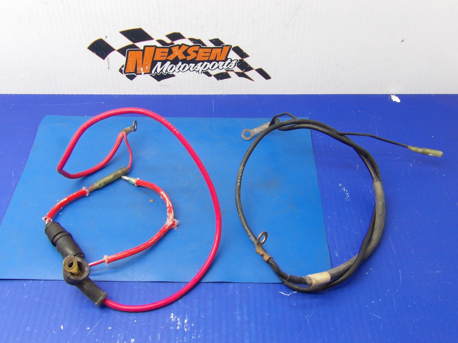 2002 Yamaha Raptor 80 Battery Cable Set Positive Negative 55X