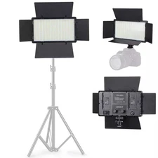Hridz U800-RGB LED Video Light Ultra-bright Dimmable Bi-Color 2500K-8500K Remote