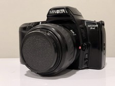 WORKING Minolta Maxxum 3xi 35mm Film SLR Camera AF 35-80MM Power Zoom Lens