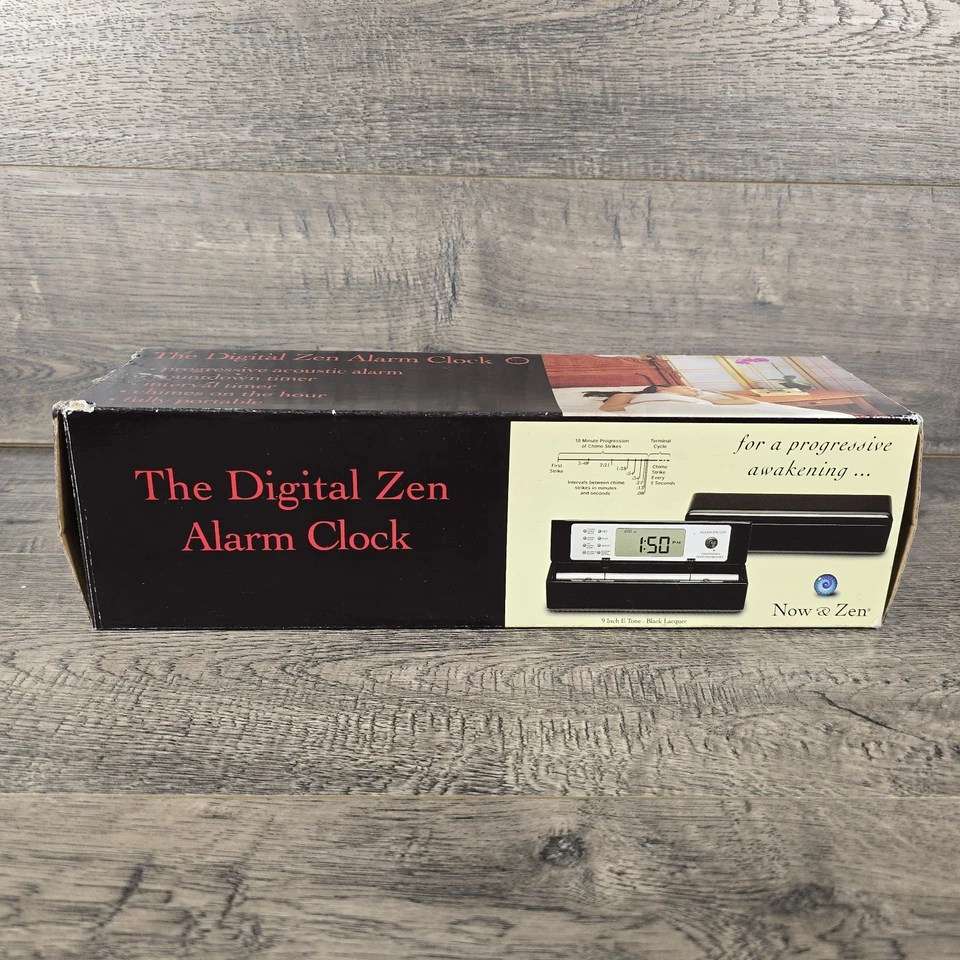 2002 Digital Zen Alarm Clock Made By Now And Zen - TESTED - WORKS - Original Box - Image 4 of 4