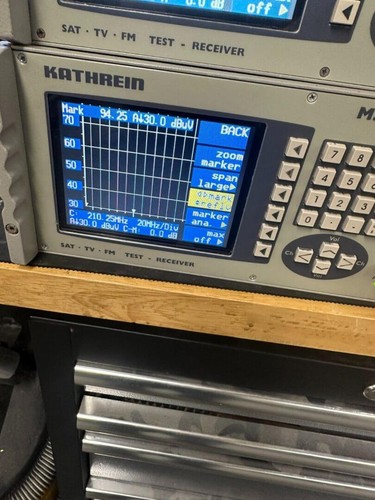 Kathrein Satelliten Messempfänger MSK33 Meßgerät Sat/tv/fm test receiver msk - Bild 12 von 13