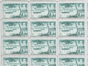 U.S. Stamp Mint Sheet 50x 5 cents #1021 Centennial Of Opening Of Japan 1853-1953 - Image 3 of 3