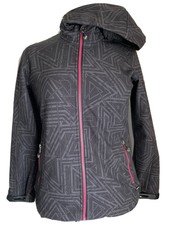 Killtec Level 3 Size 12 Jacket Water-resistant Windproof Hooded Grey Mix Us12