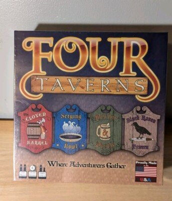 Sealed Four Taverns Strategy Card Board Game Quest Adventure Fantasy Heroes New