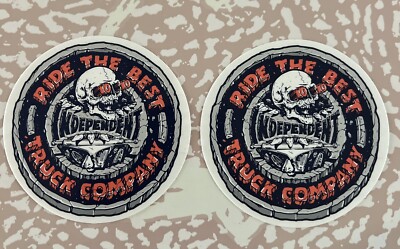 Lot Of 2 Independent Truck Company Skateboard Stickers