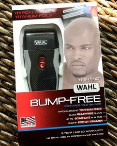 Wahl Bump Free Rechargeable Foil Shaver With Hypoallergenic Titanium Cutters 43917102009 Ebay