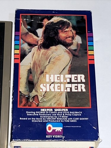Helter Skelter VHS Cult Horror Charles Manson Family RARE Key Video 1976 1985 - Picture 3 of 4