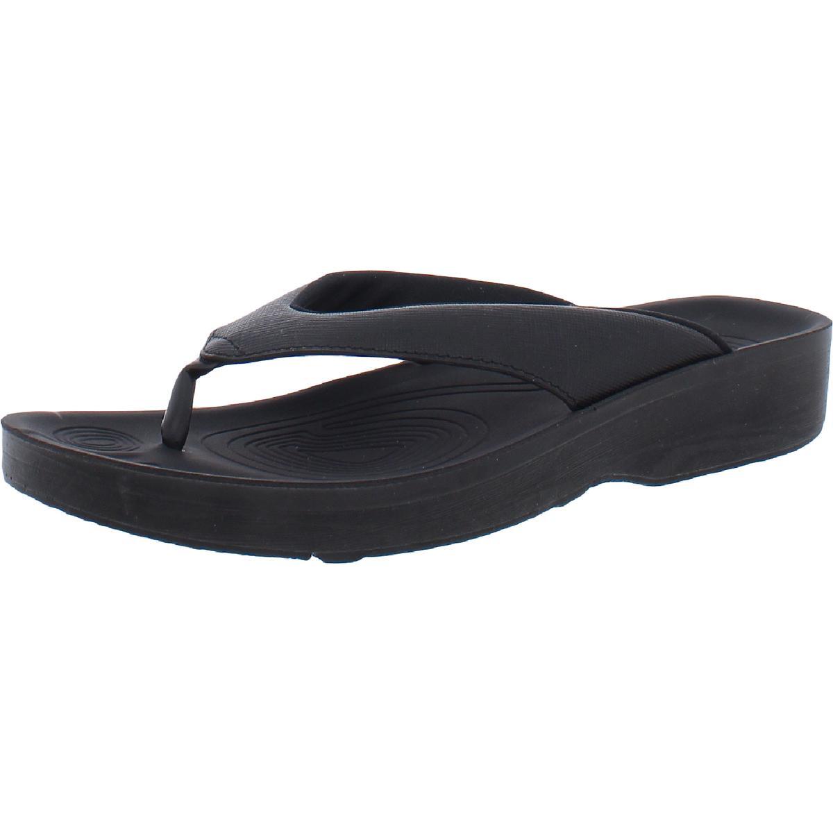 Женские черные шлепанцы из искусственной кожи Aerothotic размер 41 средний B M BHFO 0499 3690₽