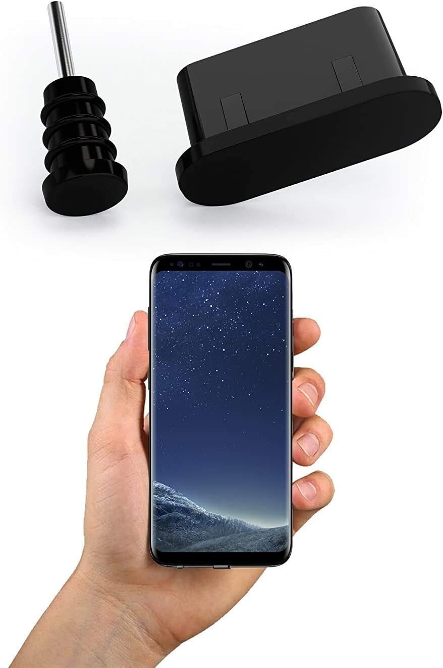 10x Anti Dust Plugs for Smartphone, MacBook, Laptop | USB-C Dust Plug for Samsun