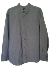 Calvin Klein Gray Button-down Dress Shirt Size Men's Medium