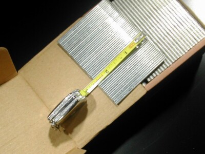 16 gauge Finish Brad Nails 2,500/bx Galvanized Chisel Point 2-1/2'' long