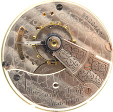 1898 WALTHAM POCKET WATCH MOVEMENT 8522447 GRADE 18 18s 7j OC3 