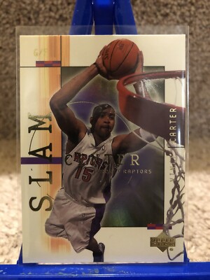 ☆ Vince Carter NBA 2001-02 Fleer E-X Behind the Numbers Signature