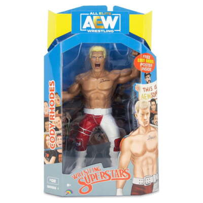 Cody Rhodes AEW Unmatched Wrestling LJN Figure - Exclusive Variant