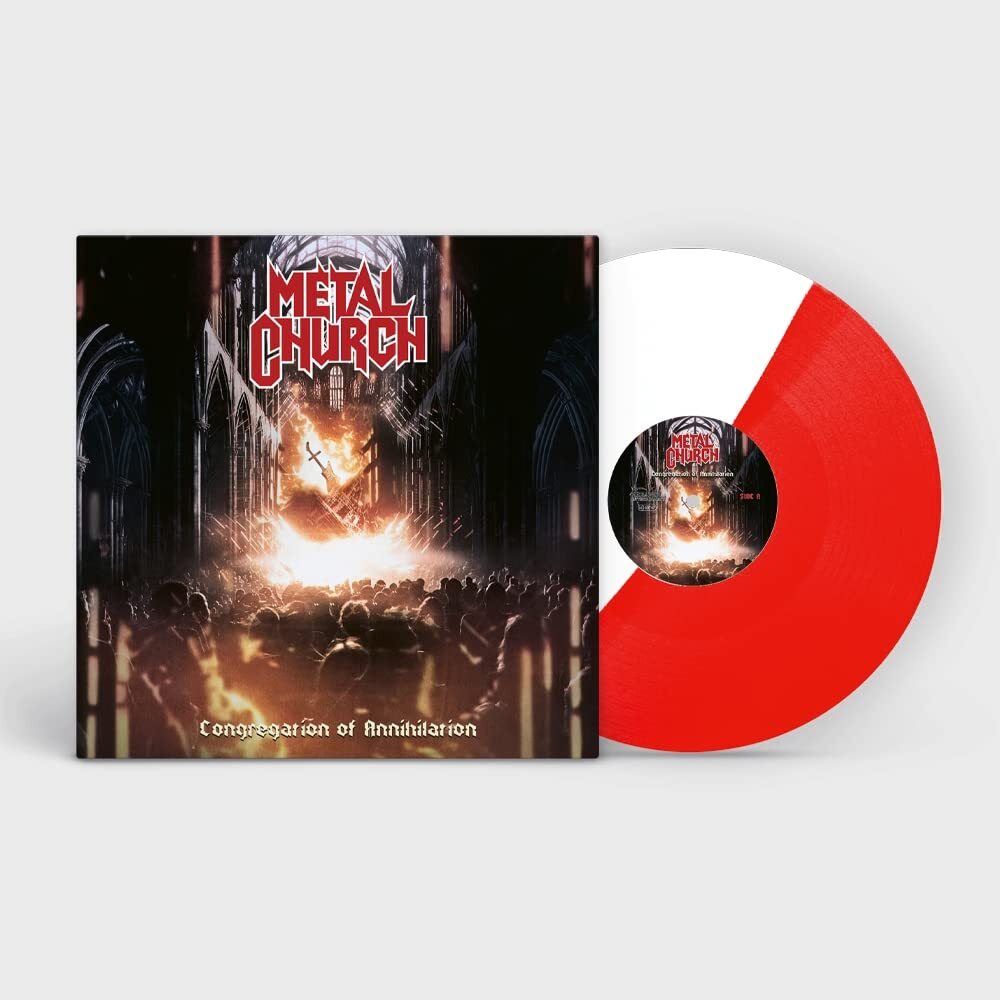 Metal Church Congregation of Annihilation(Red/White (Vinyl LP)