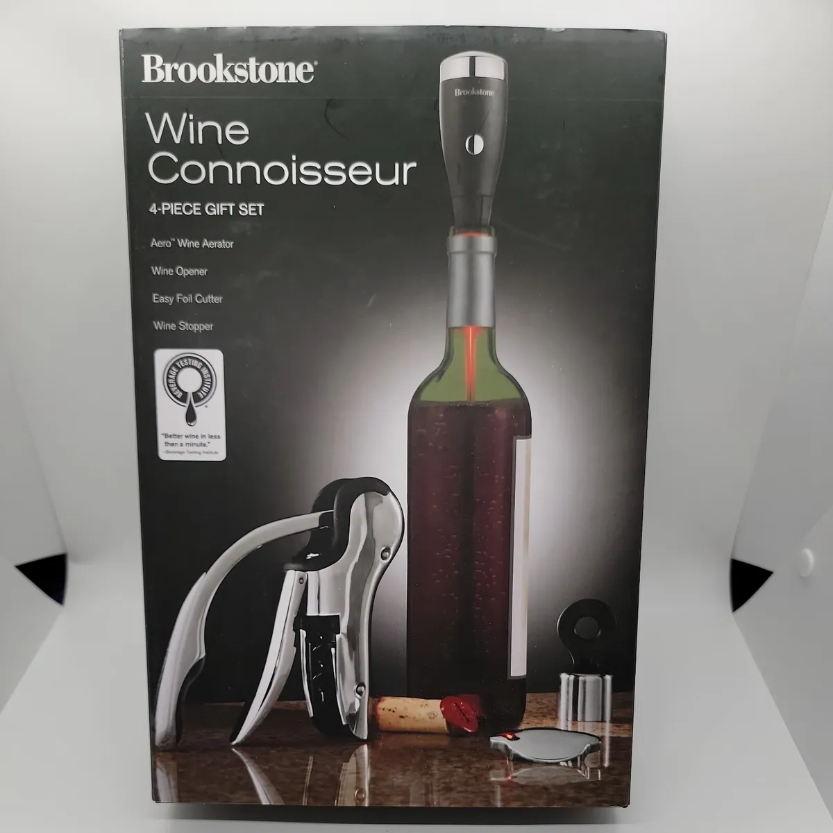 Brookstone WINE CONNOISSEUR GIFT SET