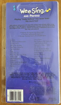 Wee Sing and Pretend Cassette and Book Music Sing-Along Wholesome