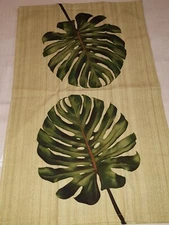 2 Franco cotton kitchen hand towels 16" x 26"