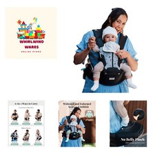Baby Carrier, Safety-Certified 6-in-1 Baby Carrier Newborn to Toddler, Adjust...
