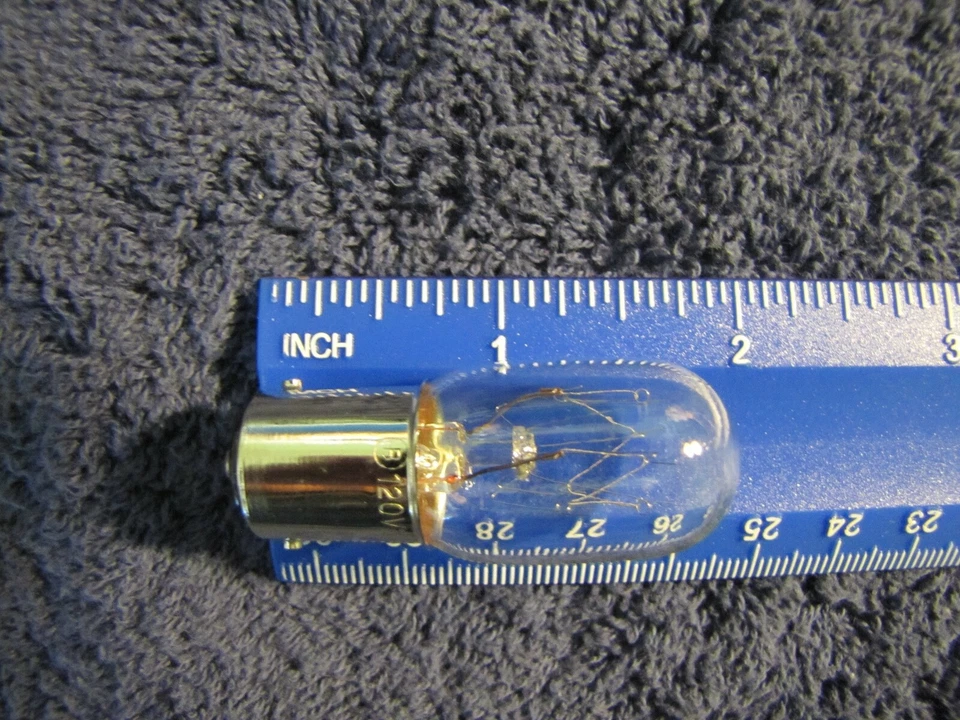 Special Purpose Light Bulb 15T7/DC, 15 watts, 120 volt, Clear 15T7DC-120V - Image 3 of 4