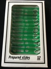 Cp Toys Set 12 Prepared Microscope Slides Childrens Science Veggie Slide Kit NEW