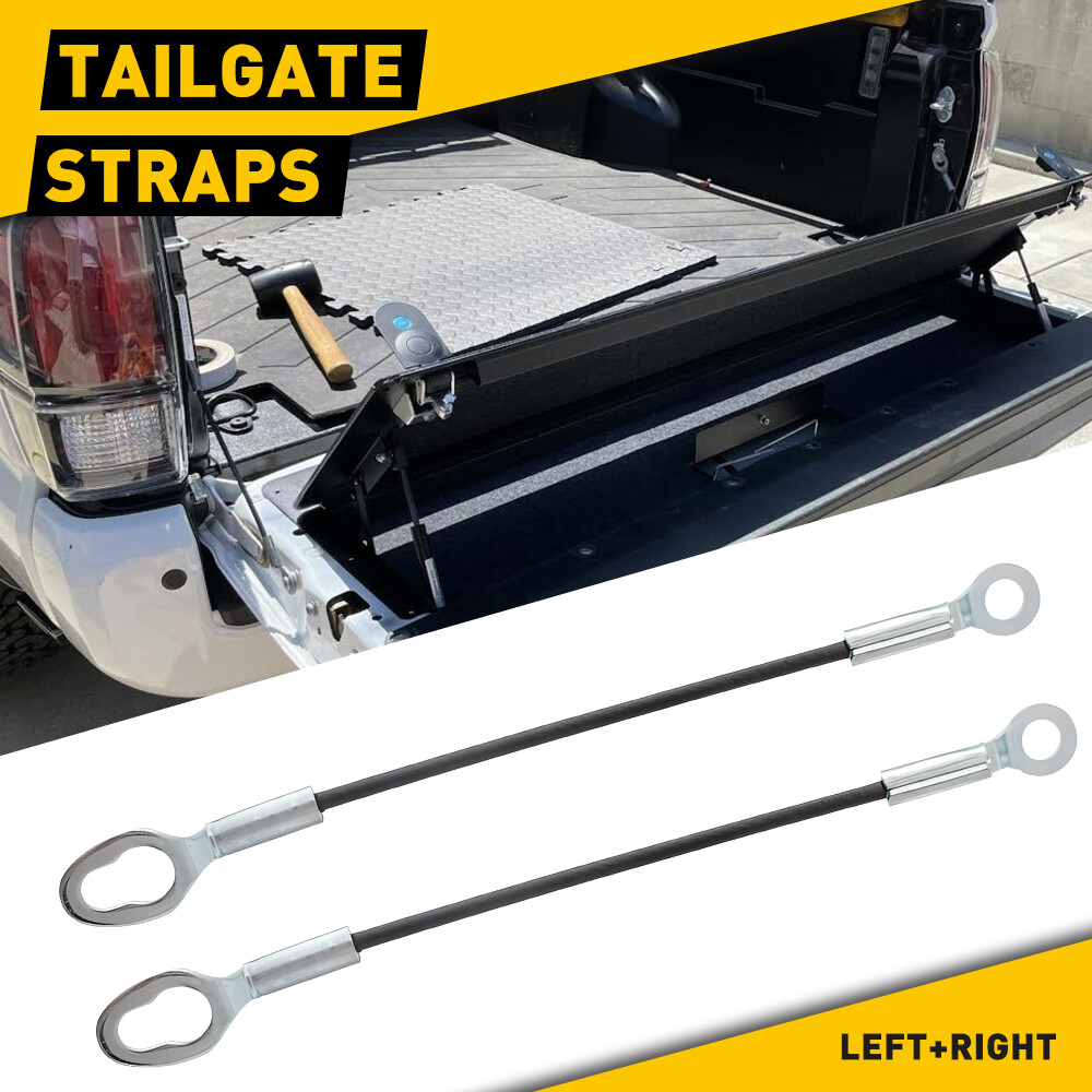 2pcs Tailgate Cable Pair for 2005-2013 Toyota Tacoma Pickup Truck