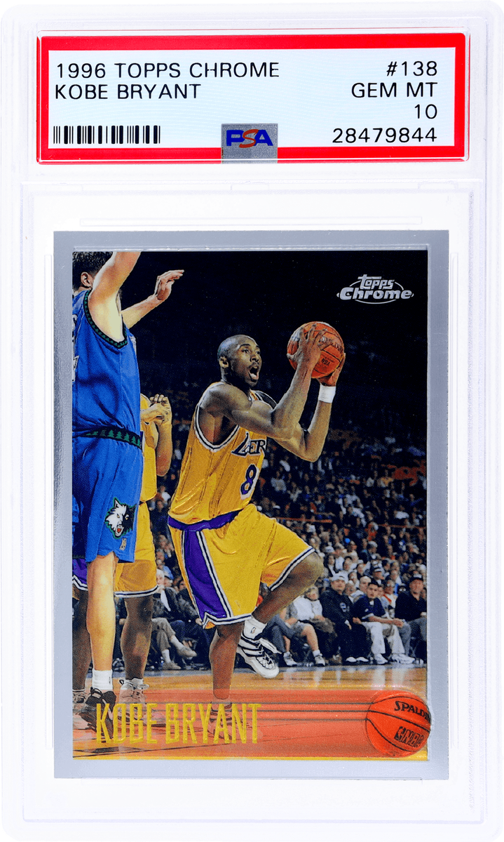 1996 Topps Chrome Kobe Bryant #138 PSA 10 Rookie RC | eBay 1996 Topps Chrome Kobe Bryant #138 PSA 10 Rookie RC | eBay