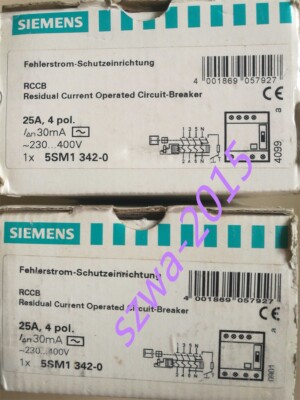 1pcs New Siemens Circuit breaker 5SM1342 5SM1 342-0 25A