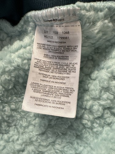 Columbia SportsWear Sherpa Fleece Kids Blue ZipUp Jacket Size: Medium (10/12) - Picture 9 of 10