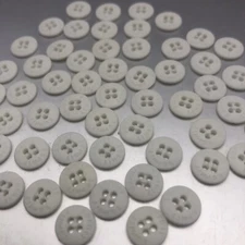Vintage White Esprit Round 4-Hole Buttons 10mm 12mm 15mm Lot of 13 & 144 B71